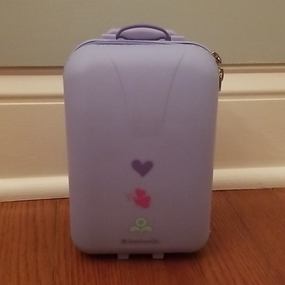 American Girl Other - American Girl Purple Rolling Suitcase